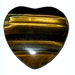Golden Tiger Eye Heart