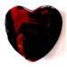 Red Tiger Eye Heart